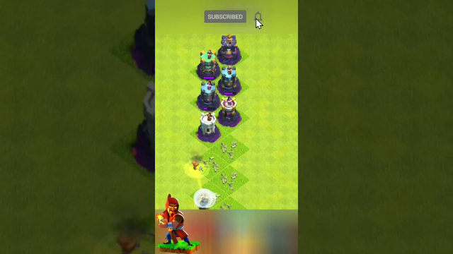 Super Wizard charge Clash of clans #coc #shorts