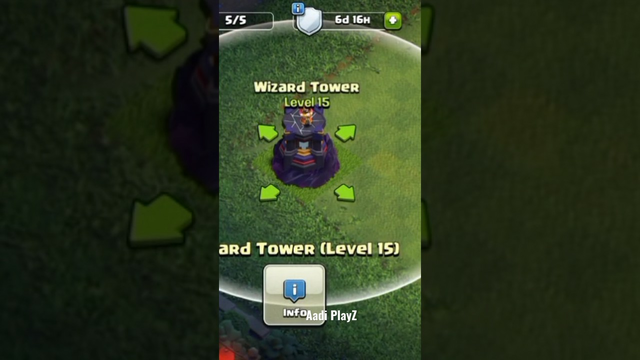 Clash Of Clans Wizard Tower Level 1 To Max! #clashofclans #wizardtower #coc