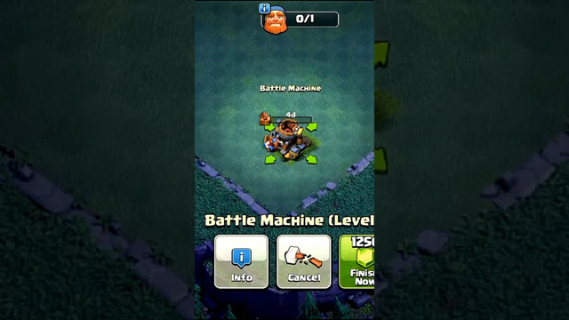 "How much Gems use in Battle Machine Max level upgrade" || Clash of clans|| #shorts #coc #short