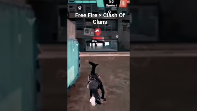 free fire collab with clash of clans #shorts #shortvideo #freefire #clashofclans