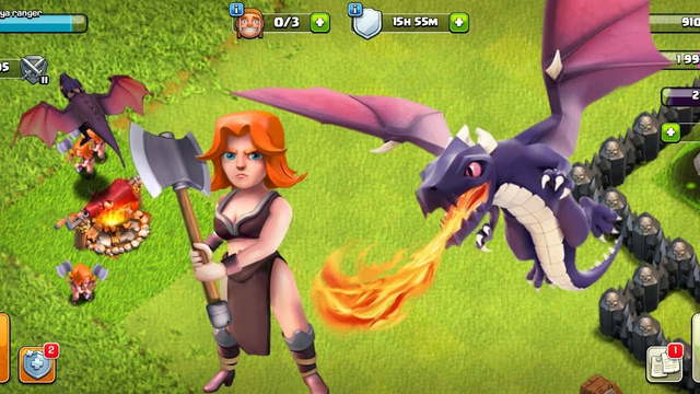 Dragon and Valkyrie Attack|Grandala Gaming | Clash of clans