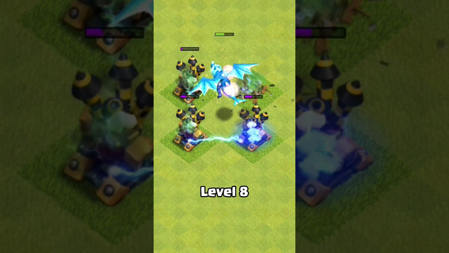 All Level Air Defense Vs Max Electro Dragon | Clash of Clans #shorts #shortsfeed #coc