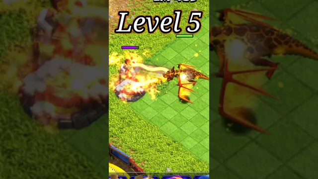 Super Dragon vs inferno tower || clash of clans #shorts #coc #youtubeshorts #clashofclans
