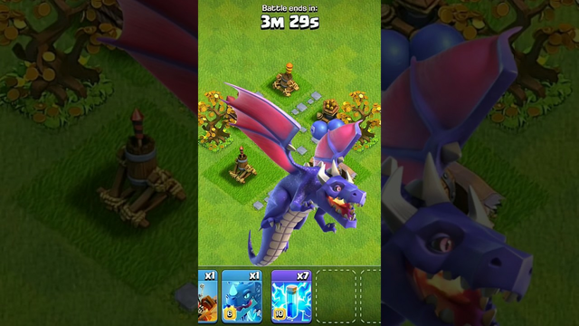 every dragon vs every air defences || #clashofclans #coc #clash #cocshort #viral #trend #coctrend