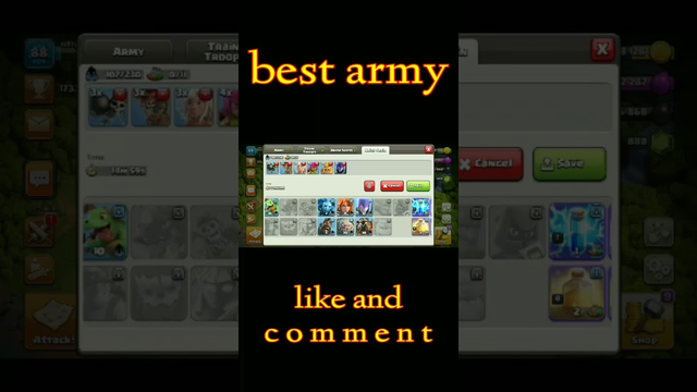 clash of clans best attacking army #coc #sumit007 #gaming