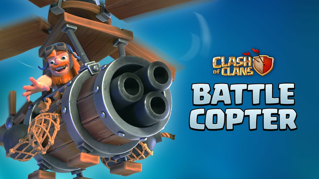 Get To The Battle Copter! New Builder Base Hero Machine! Clash of Clans Official