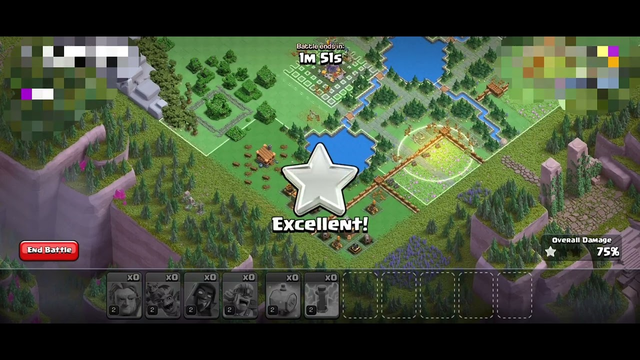 3 stars in 2 attempts/ clan capital attacks/ clash of clans