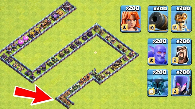 Ultimate Showdown: Clash of Clans' Latest Traps VS  Top Troops!