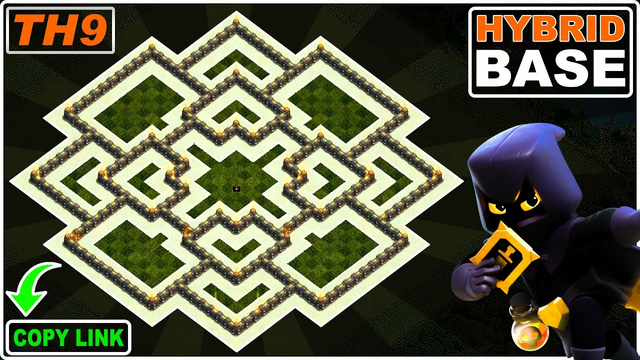 New BEST! TH9 Base 2023 with COPY LINK  - Clash of Clans