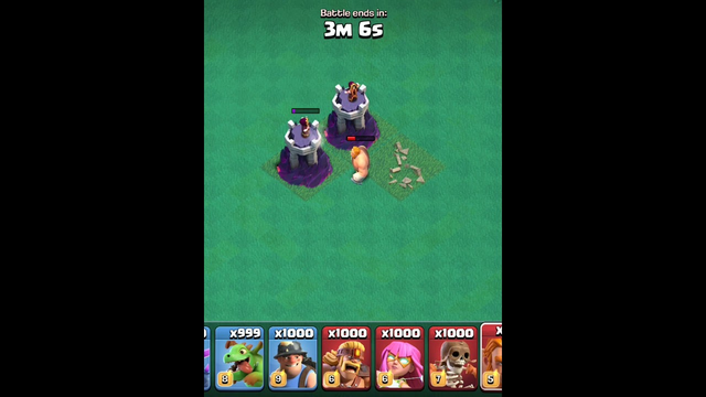 Power of Super Giant in Clash of clans #coc #clashofclans #shorts
