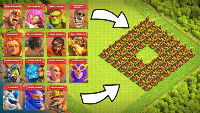 Every Super Troop VS Clan Capital Inferno Tower | Clash of Clans