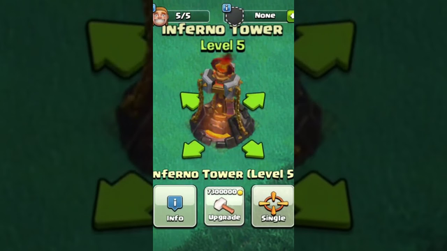 clash of clans inferno tower level 1 to max