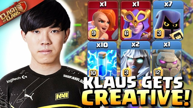 KLAUS uses MIND BLOWING army in Grand Finals of Creative Masters! Clash of Clans