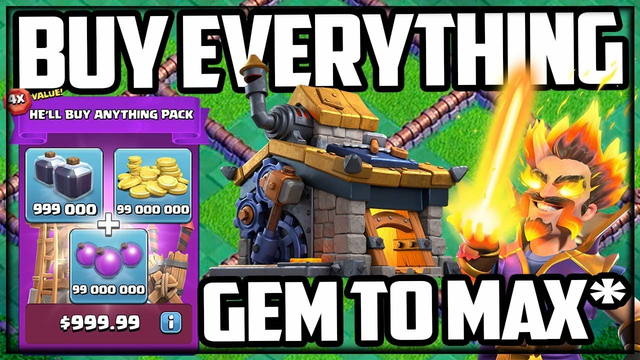 Builder Hall 10 GEM TO MAX* (Clash of Clans)