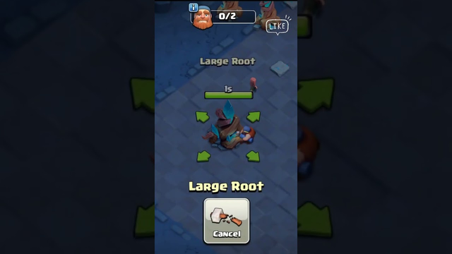 Removing Large Root Obstacles in coc(Clash of clans)