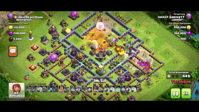 Easy 3 star with Queen Charger Rank Legend Clash of clans #clashofclans