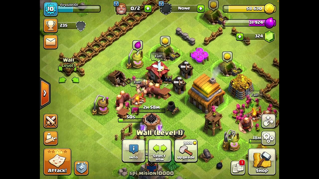 Clash of clans 07  town hall 4 #clashofclans