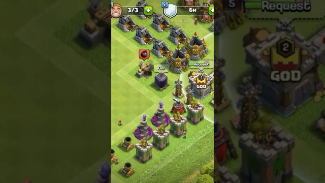 max town hall 7 clash of clans short gameplay#trending #viralshorts#shorts #clash of clans#ytshort