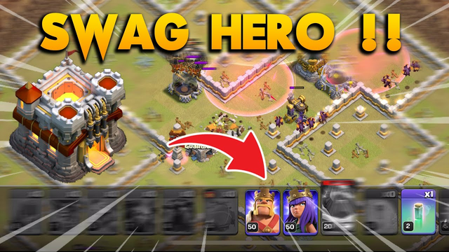 TH11 SWAG HERO STRATEGY !! TH11 OVER POWER STRATEGY | Clash Of Clans
