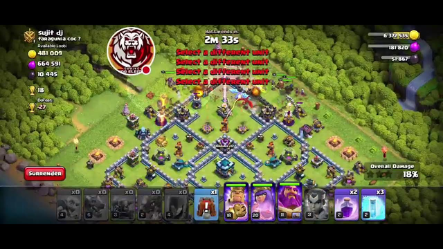 Clash of clans day 10 2nd attack #GamingElements #pakistan