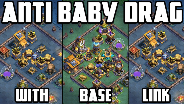 Anti Baby Dragon BH10 Base (Diamond League) | Best BH10 Base With BH10 Base Link | Clash of Clans