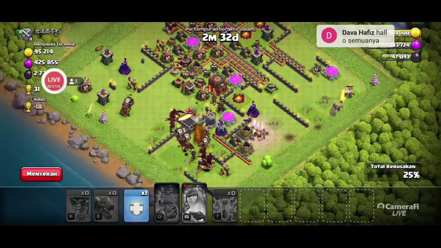 Live Clash Of Clans - Base Visit And Farming