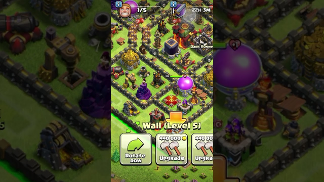 COC basic wall upgrade | Clash of Clans 2023
