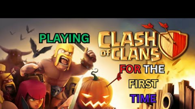 PLAYING CLASH OF CLANS FOR THE FIRST TIME #01 || #goldeneyegamerz Clash of clans