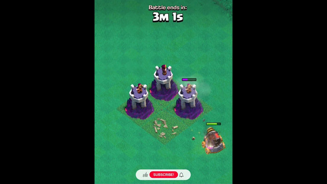 Seige Machine Vs Wizard Tower in Clash of clans #clashofclans #coc #shorts