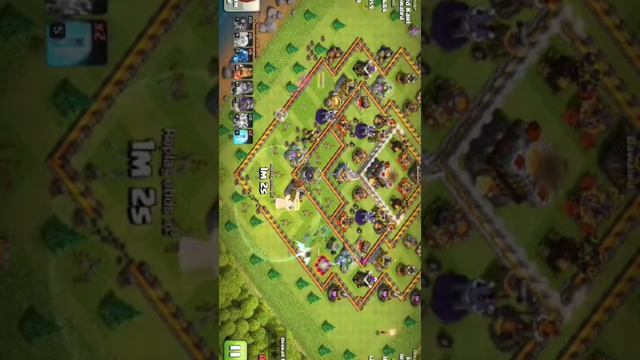 clash of clans destroy main defence eagle artillery with dragons @ClashOfClans