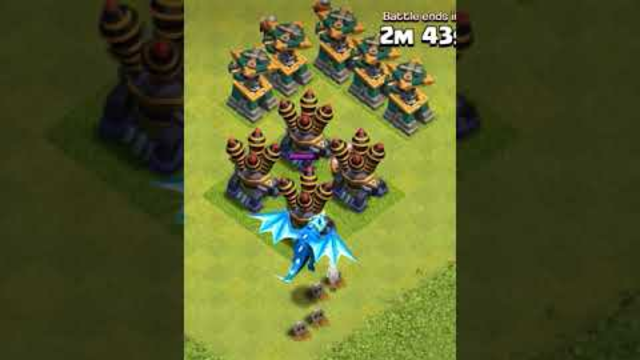all max air troops vs pawarful air defence clash of clans #clashofclans #youtubeshorts #viral