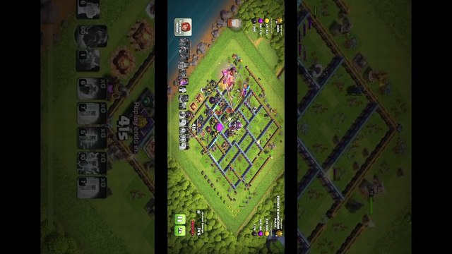 #clash of clans. Highlight their strategic decision-making,successful defenses, within the game