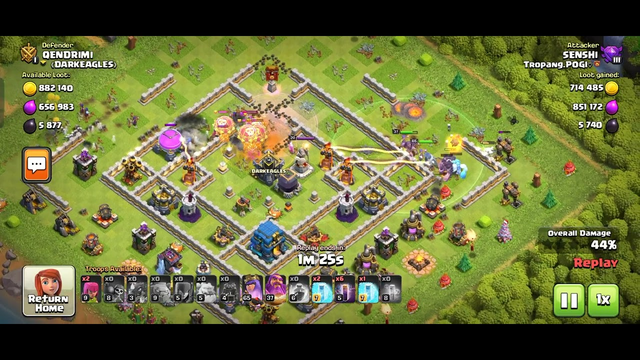 Biggest loot attack in Clash Of Clans