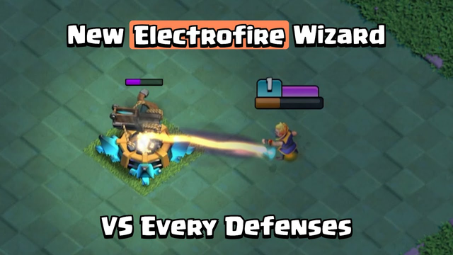 Electrofire Wizard VS Every Defenses | Clash of Clans