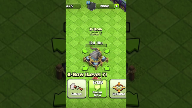 Clash of clans Update Max Level X- Bow | #viral #shorts