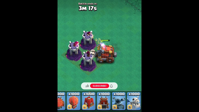siege Machine Vs Wizard Tower in Clash of clans #clashofclans #coc #shorts