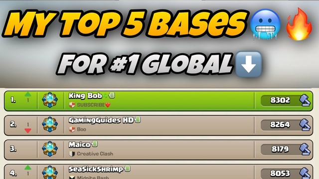 THE 5 BEST BH10 BASES from TOP 10 GLOBAL! Clash of Clans - Builder Base 2.0