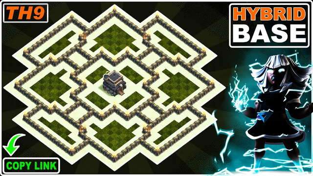 New BEST! Town Hall 9 (TH9) Base 2023 with COPY LINK  - Clash of Clans