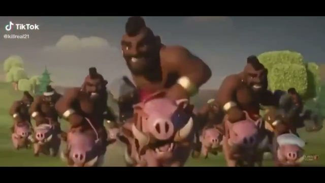 Funny sounds about clash of clans about pigs-Funny moments
