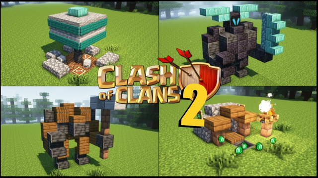Minecraft: 20+ Clash Of Clans Build Ideas [Part 2 Builder Base]!!!