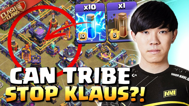 KLAUS needs 3 STARS with NEW ATTACK to WIN in $50,000 Tournament! Clash of Clans