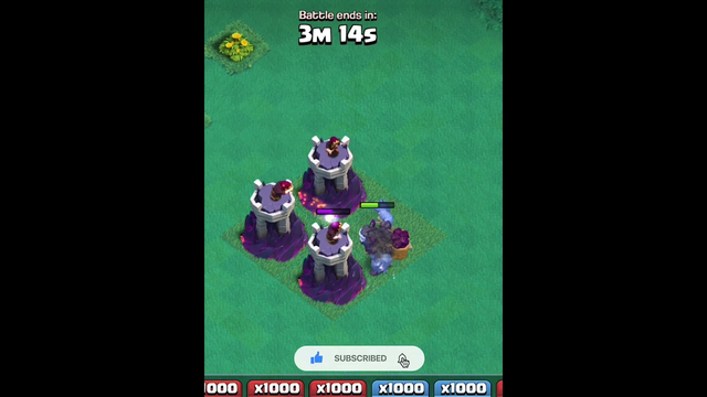 Yeti vs Wizard Tower in Clash of clans #clashofclans #coc #shorts
