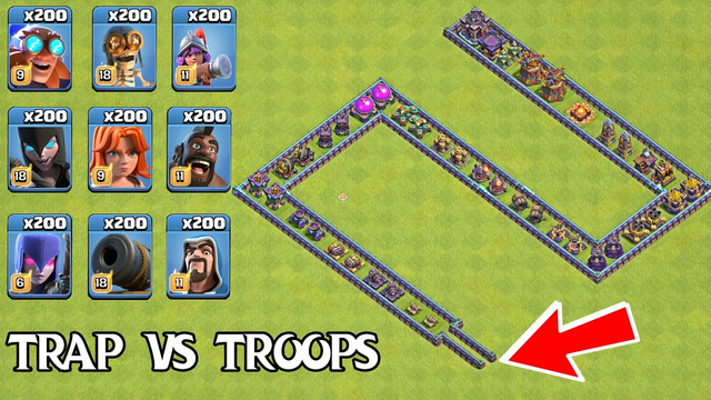 Battleground Blitz: Clash of Clans Traps vs. Troops - Unleashing the Ultimate Showdown!