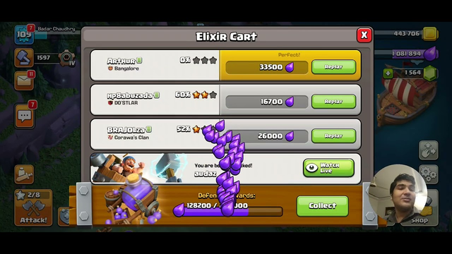 How to collect FREE unlimited builder elixir in clash of clans COC