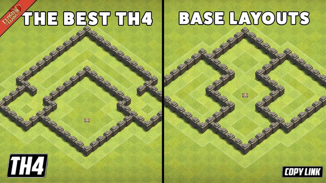 BEST Town Hall 4 (TH4) Base Layouts with Codes! | Clash of Clans
