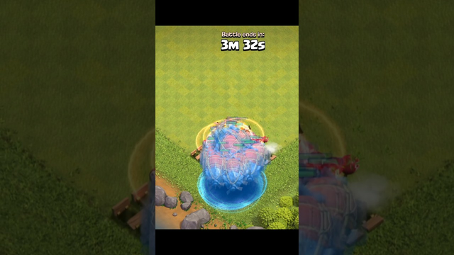 20 clone spell + blimp || clash of clans || #shorts #coc #clashofclans #trending #viral