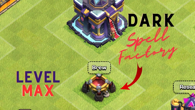 Dark Spell Factory | Upgrade Level 1 to Max | Clash of Clans | Clash Cuts