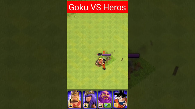 Goku vs clash of clans heros | gurj gaming