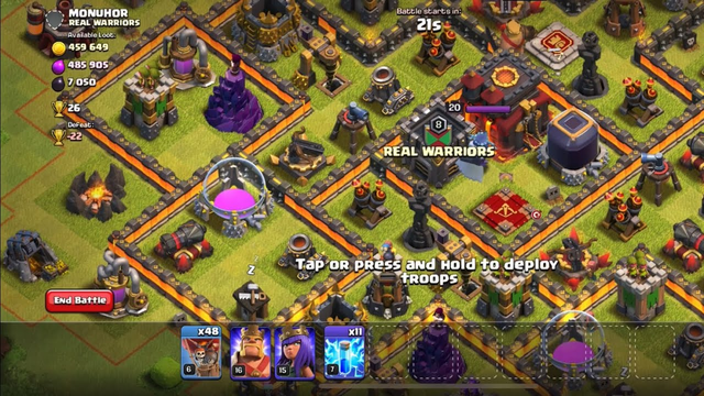 Clash of clans attack with lava loons | indian corpse husband