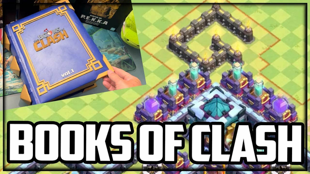 ALL NEW! Clash of Clans BOOKS OF CLASH + Goblin QUEEN + Galadon Challenge!